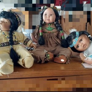 3 adorable dolls